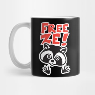 Raccoon Freeze Mug